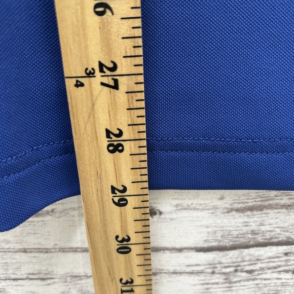 Cutter & Buck CB Golf Polo Shirt Modelo Beer Men's Medium Blue Performance - Picture 6 of 9